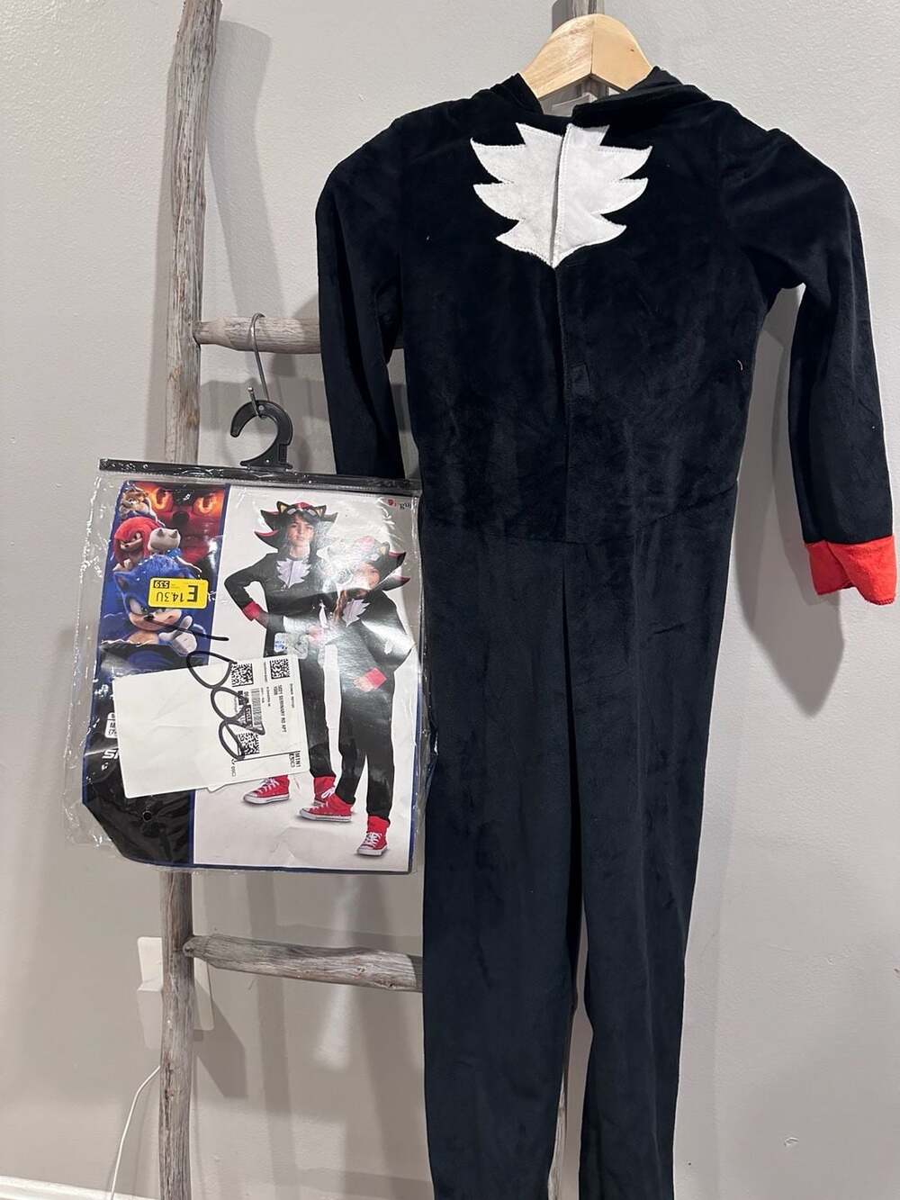 Disguise Shadow The Hedgehog Costume Size M (7-8)